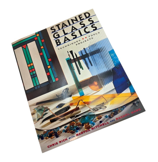 Learn the Art of STAINED GLASS BASICS Techniques, Tools, Projects Manual Book- 