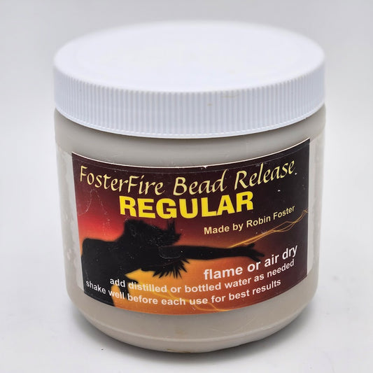 FOSTER FIRE Boro Moretti Glass BEAD RELEASE 16 oz Large For Steel Mandrels- 