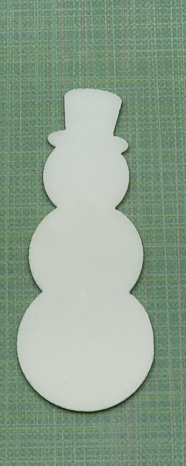 Snowman 96 COE Precut Glass Shapes Fusing Supplies Winter Christmas Holiday Fusing Supplies- 