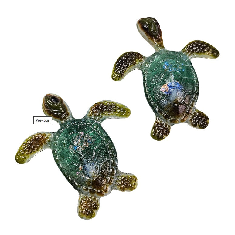 Two Small Sea Turtles Glass Casting Mold Fusing Supplies Little Fritter 258- 