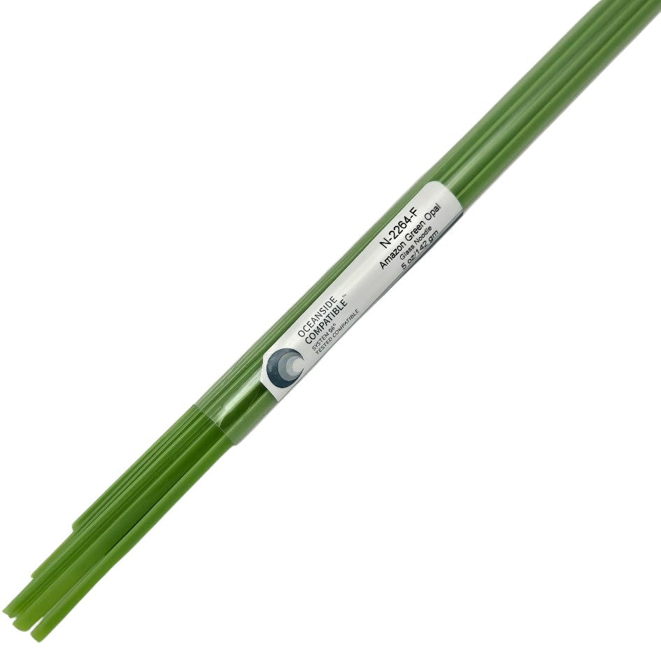 2264 Amazon Green Noodles System 96 COE Full 5 oz Tube- 