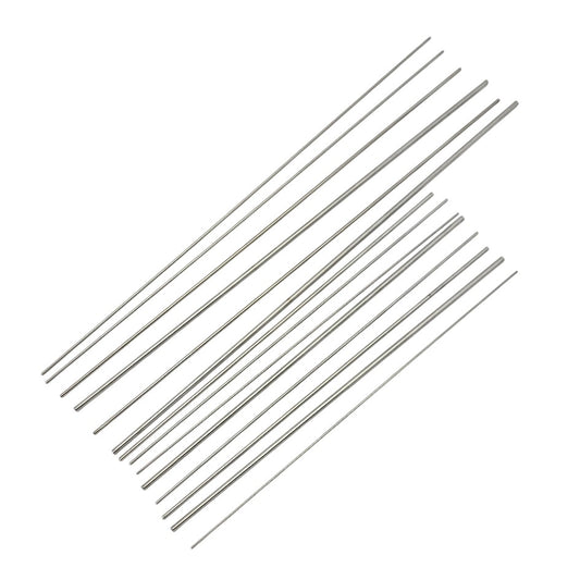 Bead Mandrel Pack 14 Mandrels in 4 Widths Stainless Steel 7-12 in Lampwork Tools- 