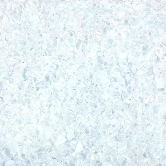 F5 02 Icicle Clear Transparent COARSE 96 COE Frit 8.5 oz Jar- 