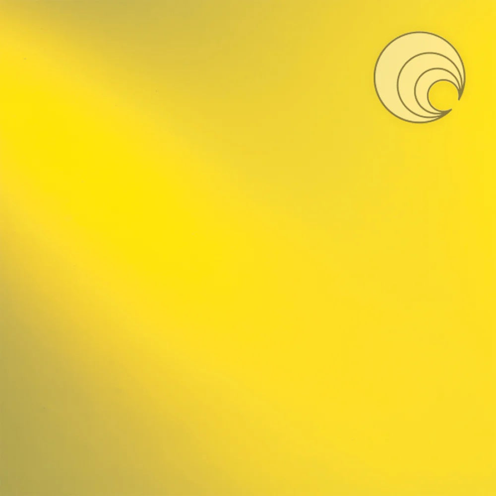 161 Yellow Transparent 12 x 12 Inch Oceanside Compatible 96 COE Sheet Glass- 