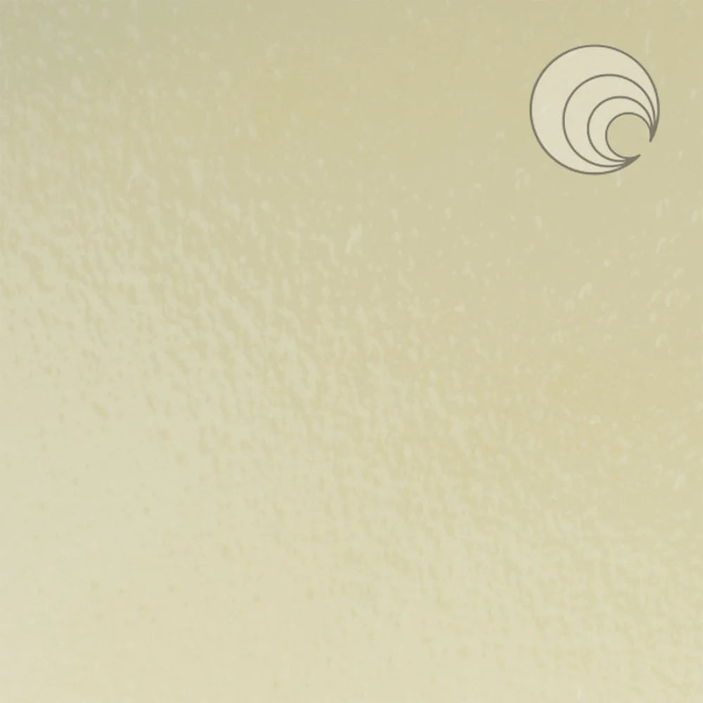210.73 Vanilla Cream Opal 6 x 6 Inch Oceanside Compatible 96 COE Sheet Glass- 
