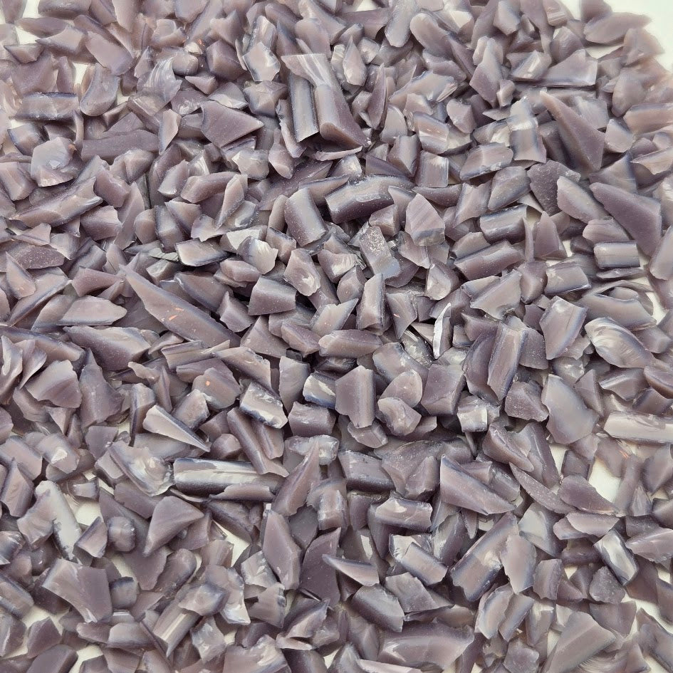 F5 2402 96 Mauve Opal COARSE 96 COE Frit 8.5 oz Jar- 