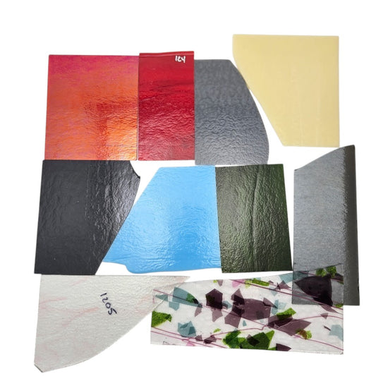 Bullseye Compatible Scrap 90 COE Two Pound Packages- 