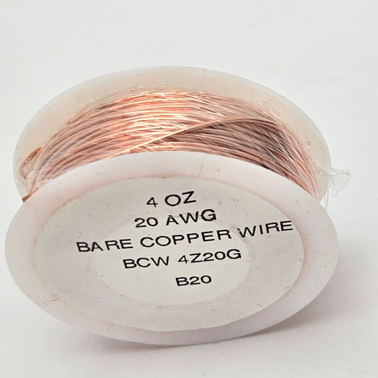 SOLID COPPER WIRE 4 oz Roll 20 AWG Stained Glass Supply Arcor- 