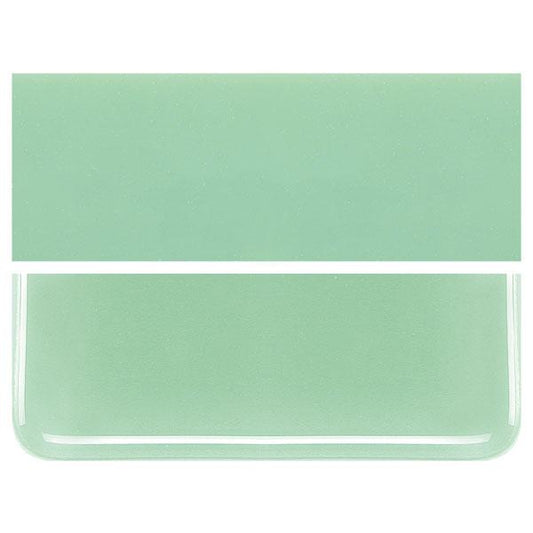 112 Mint Green Opal 90 COE Scrap 8 Ounce Package Bullseye Glass- 