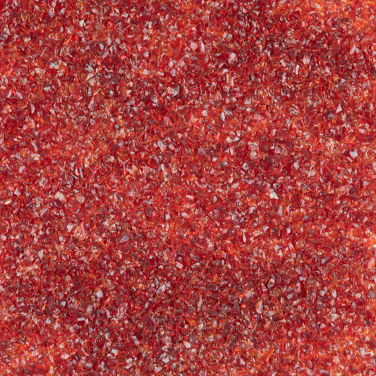 F3 151 96 Cherry Red Transparent MEDIUM 96 COE Frit 8.5 oz Jar- 