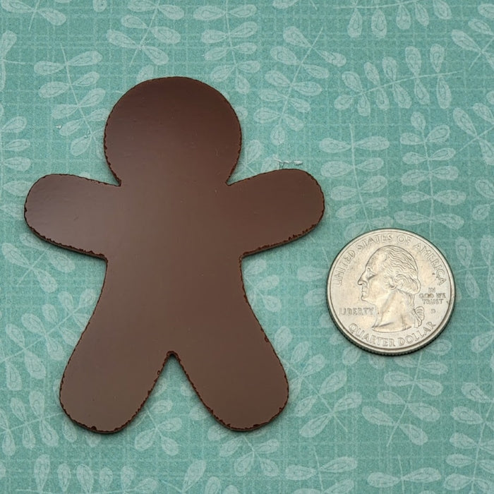 Gingerbread People Man 96 COE Choice of Size Glass Precut Shape Christmas 96COE- 