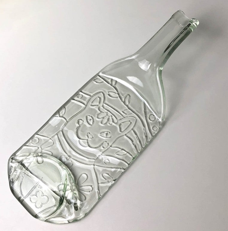 Cat Texture Plate Tile 10" Glass Fusing Mold Creative Paradise DT40 Supplies- 