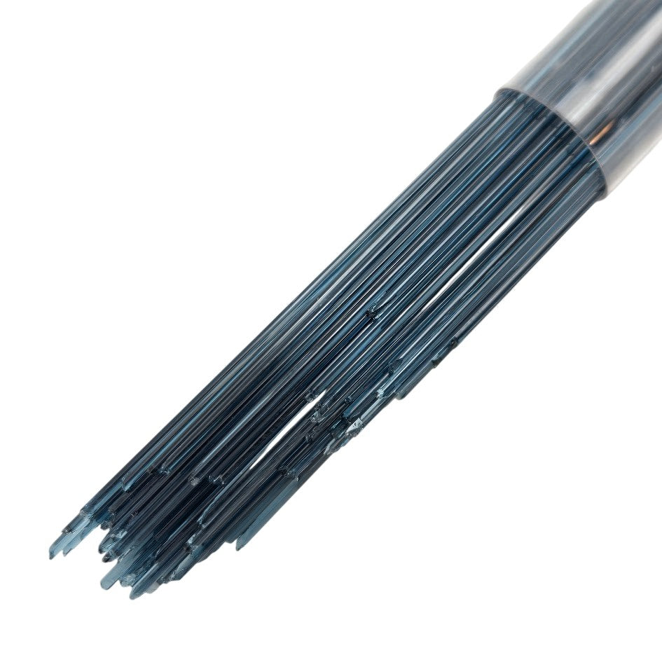 5384 Steel Transparent Stringers System 96 COE Full 5 oz Tube Fusing Supplies Blue Gray- 