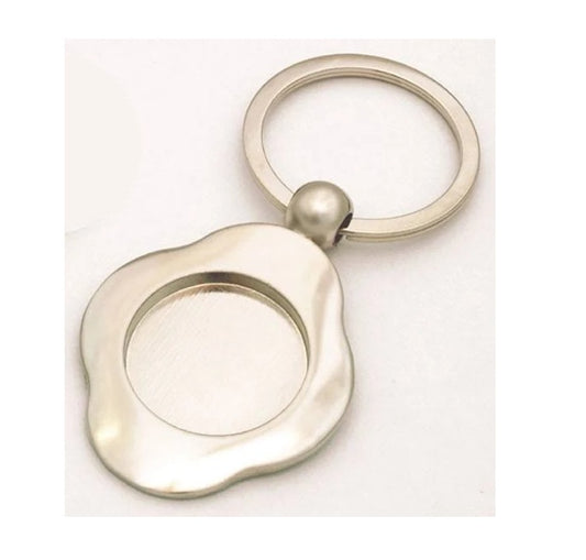 KEY RING Finding Display Fused Glass Cabachons Aanraku- 