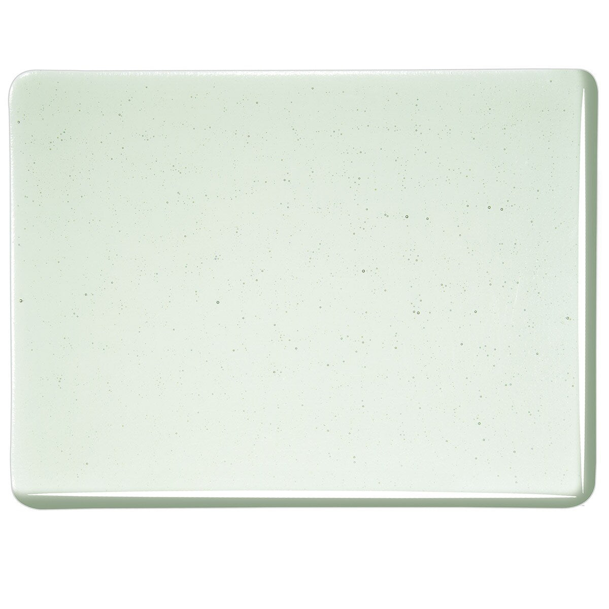 1841 Spruce Green Tint Transparent 90 COE Bullseye Fusing Glass Sheet 5x5 inch 3mm- 