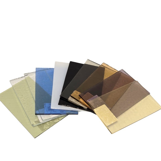 Wissmach 90 ™ Limited Edition Jeweler's Sample Pack Fusible Glass 10 4.5 x 3 in- 
