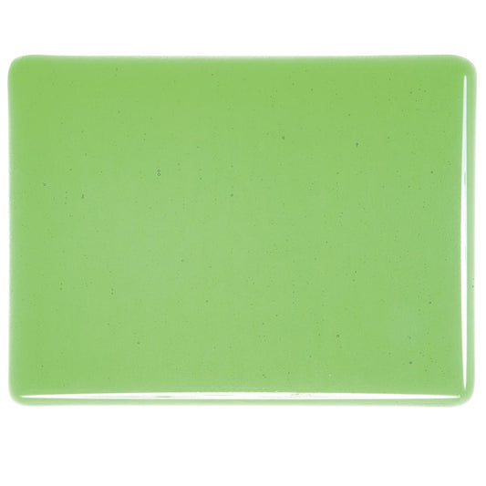 1107 Light Green Transparent Bullseye 90 COE Glass Sheet 10x10" 90COE Fusing Supplies- 