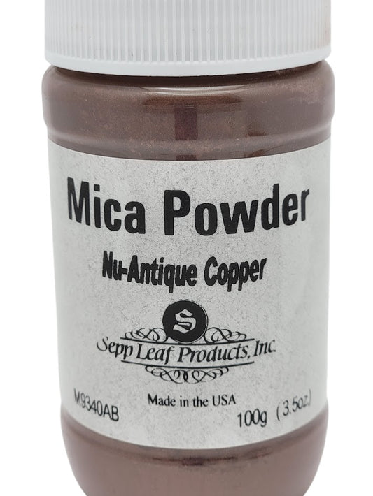 Mica Powder Nu Antique Copper Fusing Flameworking 100gr 3.5 oz Pixi Dust- 