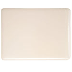 0034 Light Peach Cream Opalescent Bullseye 90 COE Glass Sheet 10x10" 90COE Fusible