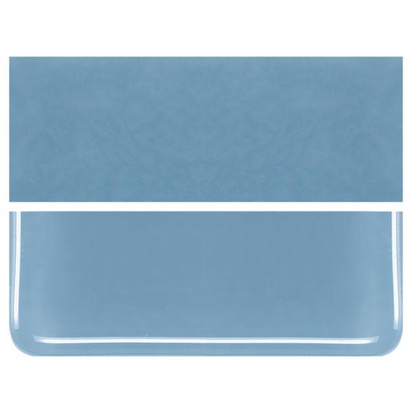 0108 Powder Blue Opalescent Bullseye 90 COE Glass Sheet 10x10" 90COE Fusible- 