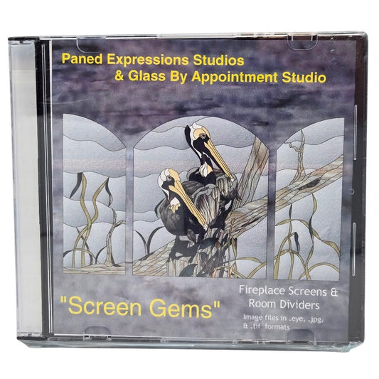 Paned Expressions SCREEN GEMS Pattern Book on CD HOME PROJECTS!- 