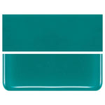 0144 Teal Green Opalescent Bullseye 90 COE Glass Sheet 10x10" 90COE Fusible- 