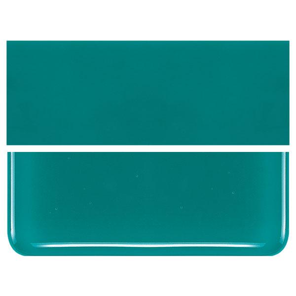 0144 Teal Green Opalescent Bullseye 90 COE Glass Sheet 10x10" 90COE Fusible- 