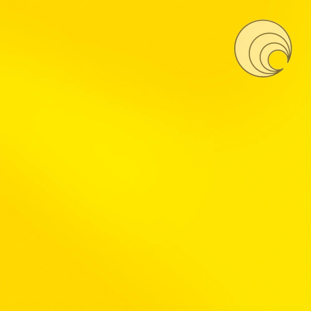 267.72 Sunflower Yellow Opal SIX Glass Circles Choice 1/2, 3/4, 1, or 1 1/2 Inches- 