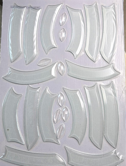 Border Bevel Set for Iris Tulip Rose Panel Kits Studio One 13.5 x 22" Oval SO-12- 
