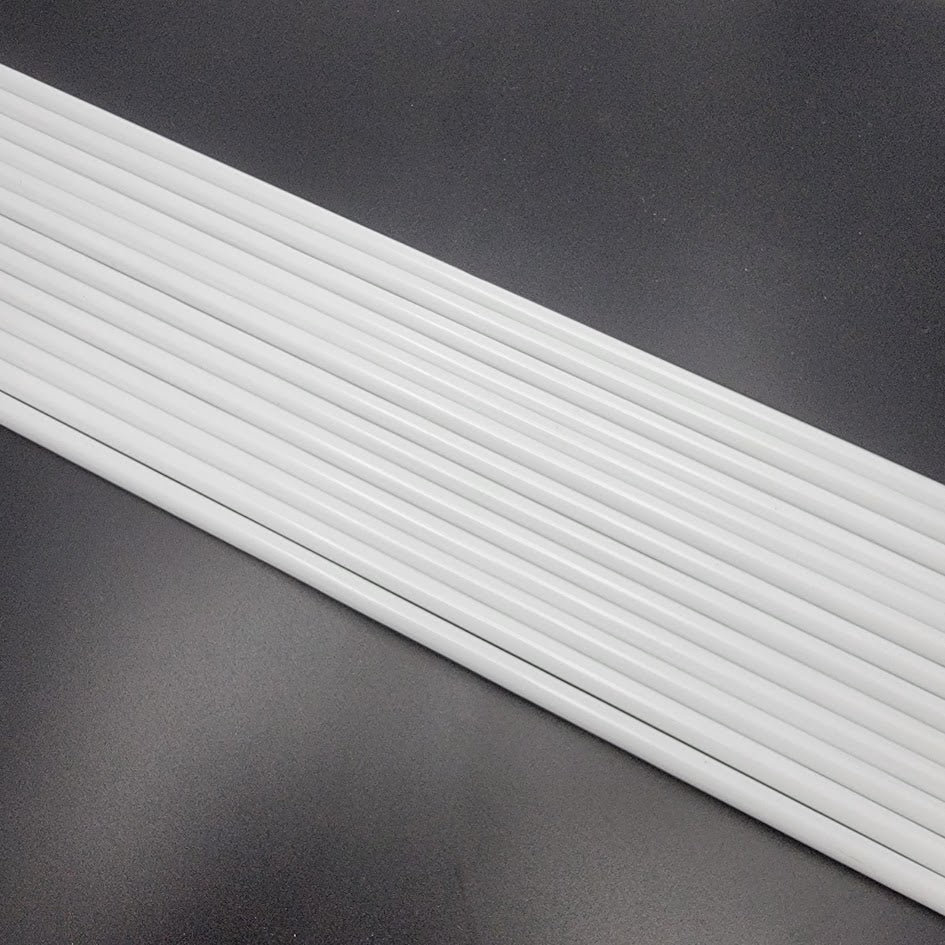 204 White Pastel 8 oz Genuine Moretti Effetre Glass Rods Italy 104 COE- 