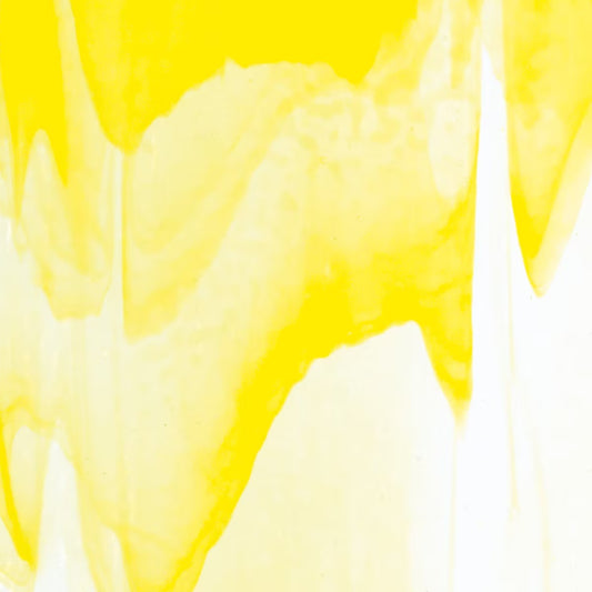 2020 Clear Sunflower Yellow Opal Striker Bullseye 90 COE Glass Sheet 10x10" 90COE Fusing- 