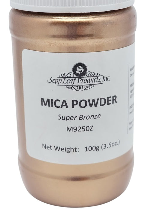 Mica Powder SUPER BRONZE Fusing Flameworking 100gr 3.5 oz Pixi Dust- 