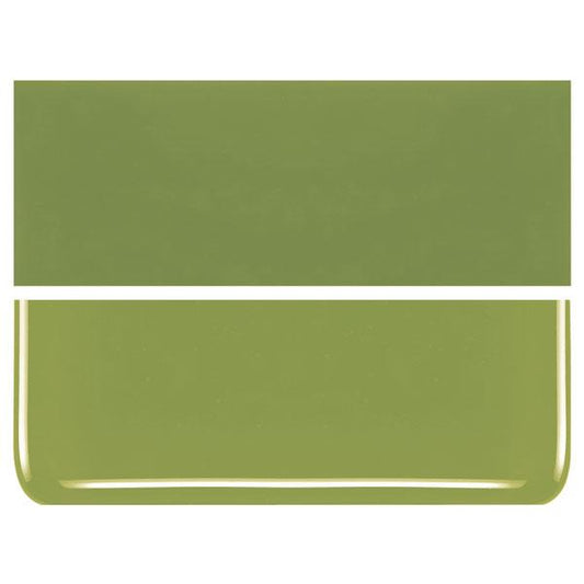 Shorty 312 Pea Pod Green Opal 90 COE Bullseye Fusing Glass Sheet- 
