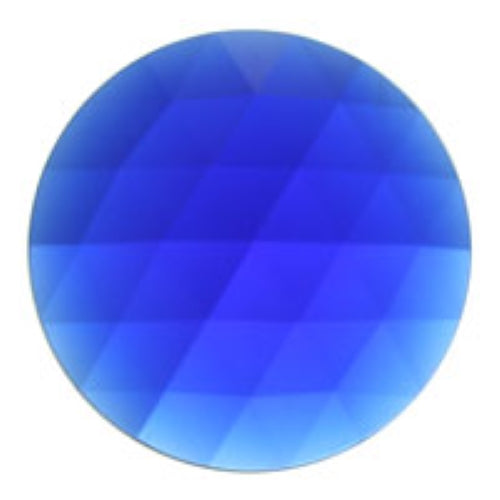 Blue Extra Large 50mm Faceted Jewels German Made High Quality- 