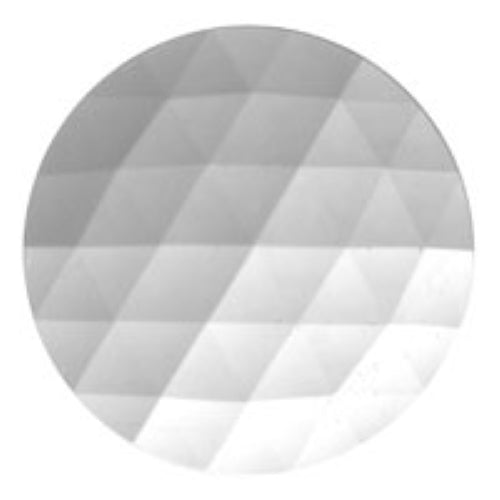 Crystal Clear 30mm Faceted Jewel German Made Bevel Round 1.18 inch- 
