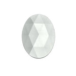 Crystal Clear Jewel Focal 30x40mm OVAL Faceted Quality German Made Flat Back- 