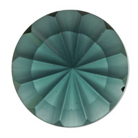 Fluted Steel Blue 35mm Glass Jewel From Germany Focal- 