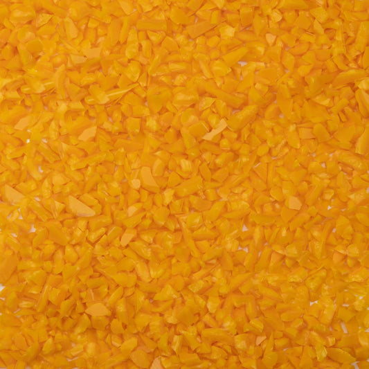 F5 355 96 Marigold Opal COARSE 96 COE Frit 8.5 oz Jar- 