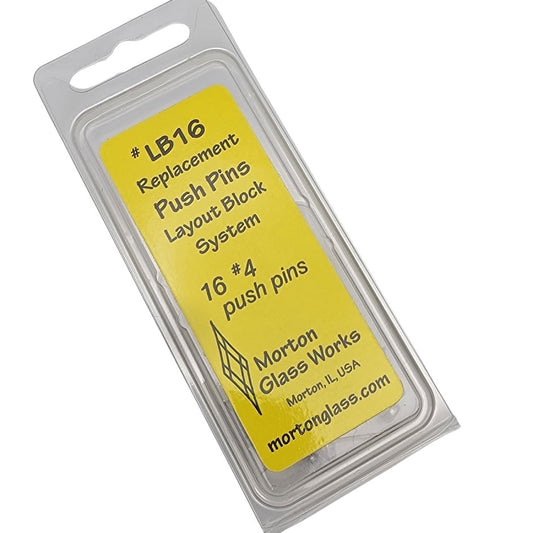 Replacement Pins #4 Size 16 Pieces for Morton Layout Blocks LB16- 