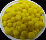1/4" 6-7mm Glass Handmade Design Elements Oceanside System 96 COE Pebbles Circles Dots-Model Yellow Opal