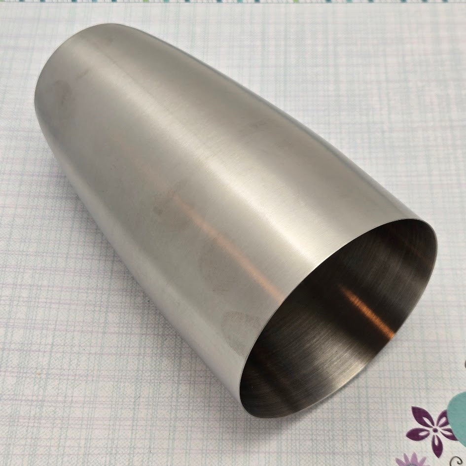 FIREWORKS Large STAINLESS STEEL VASE FORMER Slumping Mold Fusing Durable Reuse- 