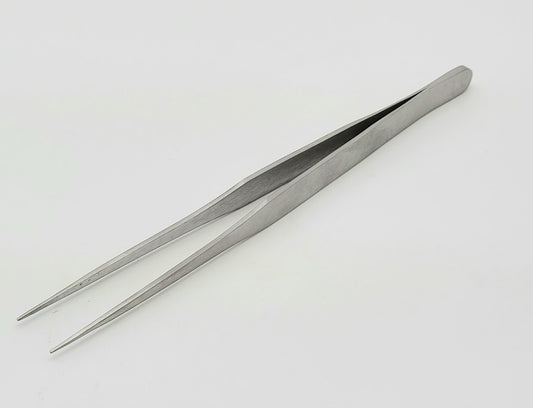 7" Pointed Smooth Tweezers Stainless Steel Lampworking Hot Glass Supplies Tools- 