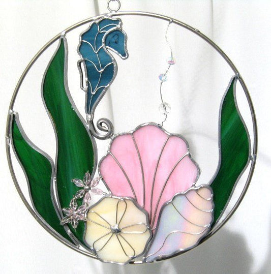 SEA SHELL Seashell RING KIT Precut Stained PLEASE READ DESCRIPTION Studio 1 9050- 