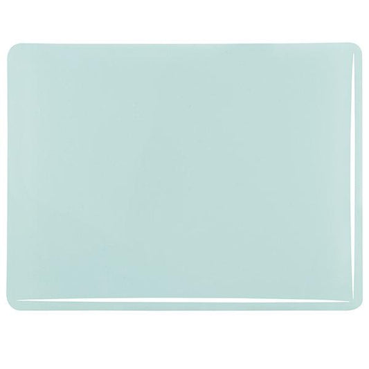 0161 Robin's Egg Blue Opalescent Bullseye 90 COE Glass Sheet 10x10" 90COE Fusible- 