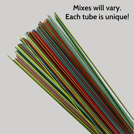 Mardi Gras Family Mix Stringers System 96 COE Full 5 oz Tube Fusing Supplies- 