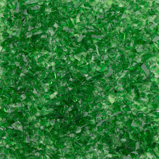 F5 121 96 Light Green Transparent COARSE 96 COE Frit 8.5 oz Jar- 