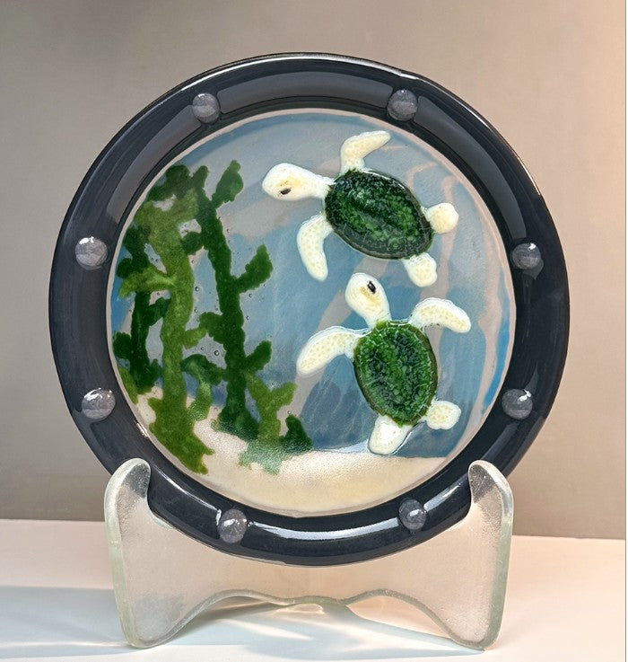 Two Small Sea Turtles Glass Casting Mold Fusing Supplies Little Fritter 258- 