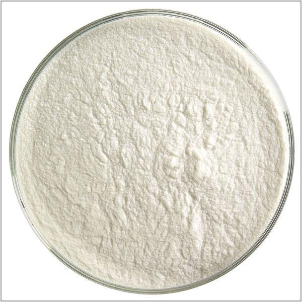 0137 French Vanilla Opal 90 COE POWDER Full Jar One Pound  Bullseye Frit- 