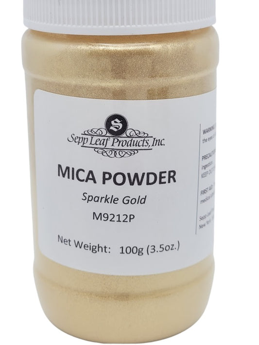 Mica Powder SPARKLE GOLD Fusing Flameworking Craft 100g Pixi Dust- 
