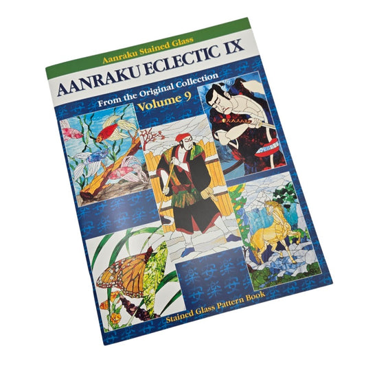 Aanraku Eclectic Volume 9 IX Stained Glass Pattern Book Amazing Mixed Themes- 